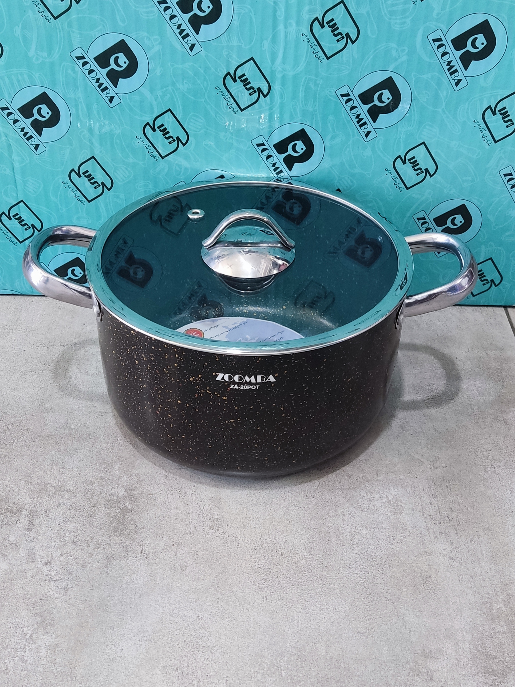 قابلمه دوبرگرانیت سایز 20 زومبا
