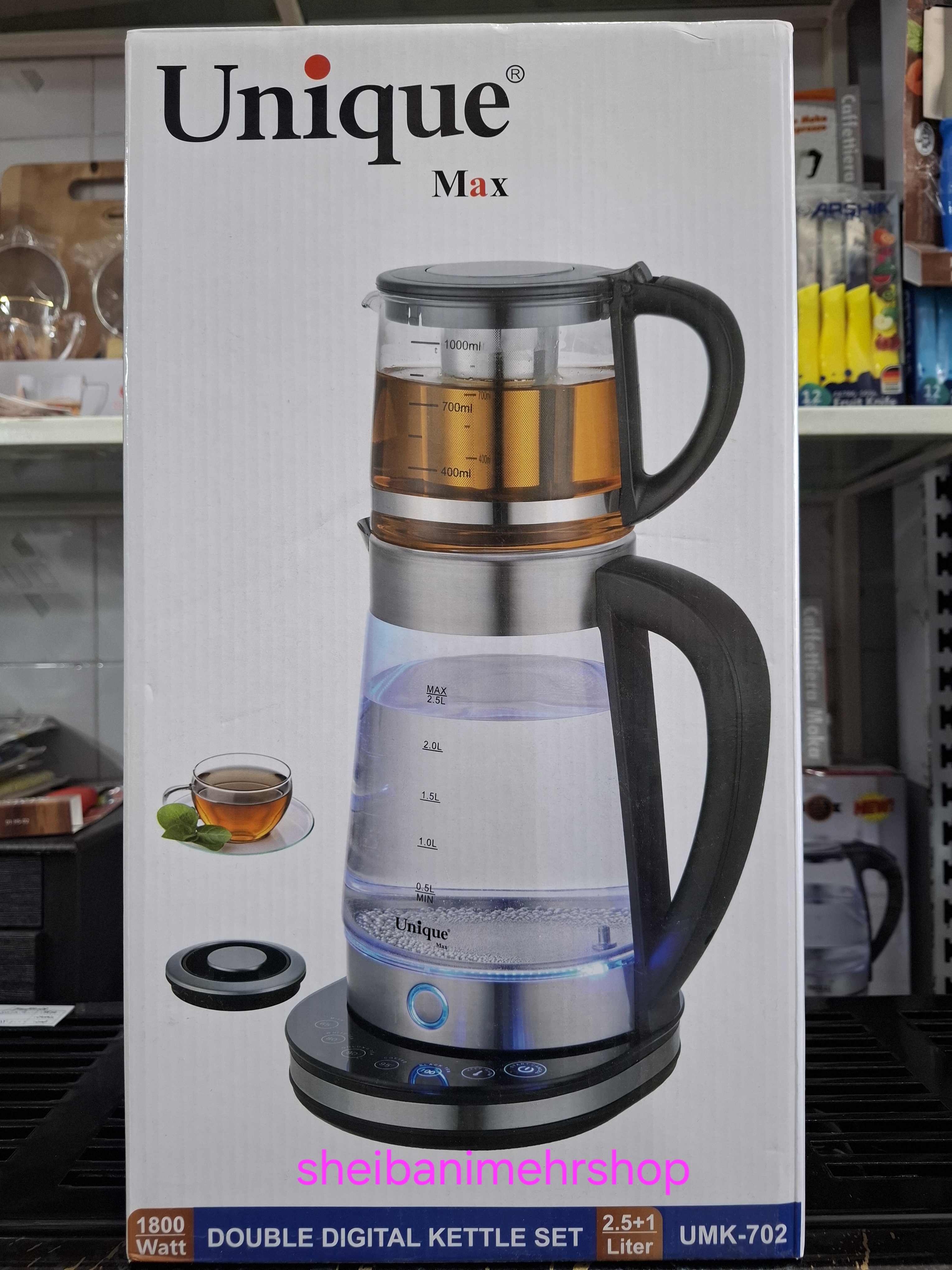 چای ساز سرهمی یونیک مدل UMK_702